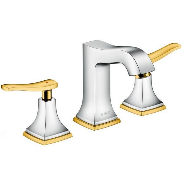 

Смеситель для раковины Hansgrohe Metropol Classic 110 хром-золото