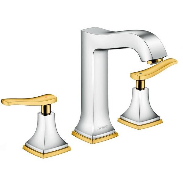 

Смеситель для раковины Hansgrohe Metropol Classic 160 хром-золото