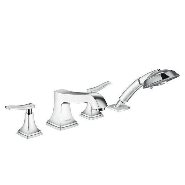 

Смеситель для ванны и душа Hansgrohe Metropol Classic хром, на 4 отверстия