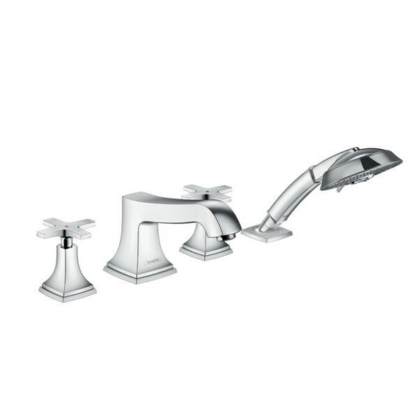 

Смеситель для ванны и душа Hansgrohe Metropol Classic хром, на 4 отверстия