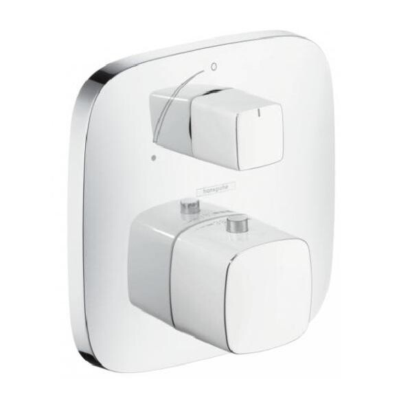 

Смеситель-термостат для душа Hansgrohe PuraVida хром-белый