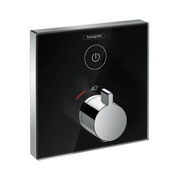 

Смеситель-термостат для душа Hansgrohe ShowerSelect черный-хром