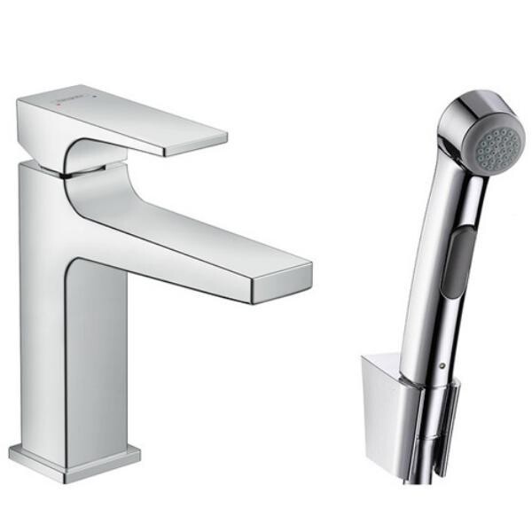 

Смеситель для биде Hansgrohe Metropol 110 с гигиеническим душем