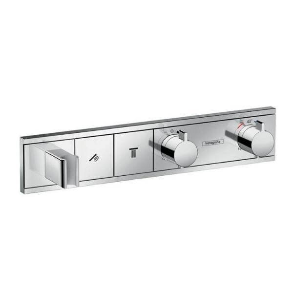 

Смеситель-термостат для душа Hansgrohe RainSelect 2 кнопки, хром