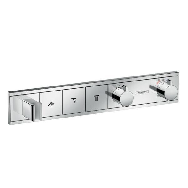

Смеситель-термостат для душа Hansgrohe RainSelect 3 кнопки, хром