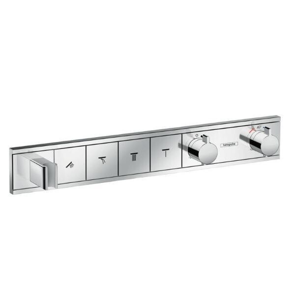

Смеситель-термостат для душа Hansgrohe RainSelect 4 кнопки, хром