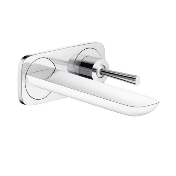 

Смеситель настенный для раковины Hansgrohe PuraVida белый, вынос 165 мм