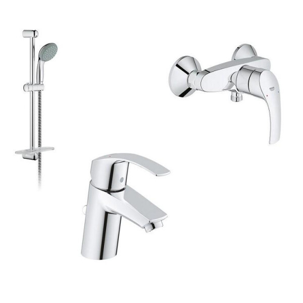 

Смеситель для душа GROHE Eurosmart (33265002+33555002+27926000)