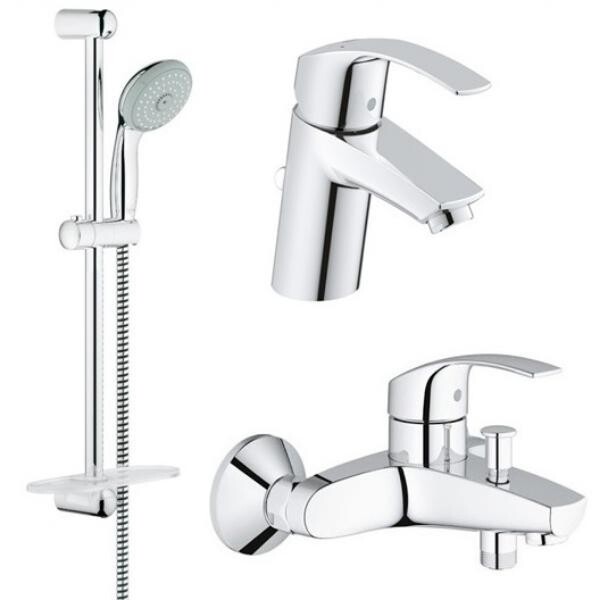 

Набор смесителей GROHE Eurosmart (33265002+33300002+27926000)