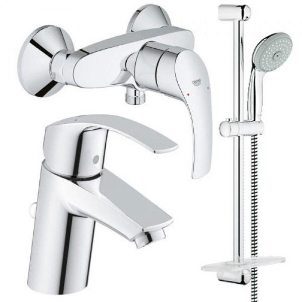

Набор смесителей GROHE Eurosmart (33265002+33555002+27927000)