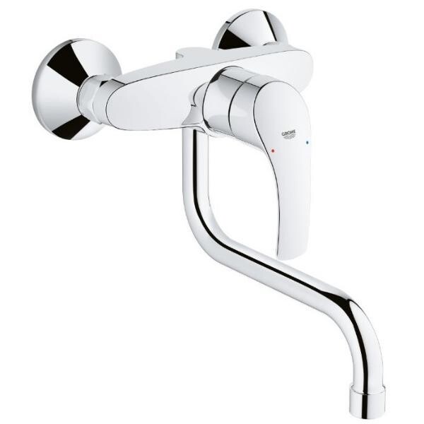 

Смеситель настенный для кухни Grohe Eurosmart DN 15