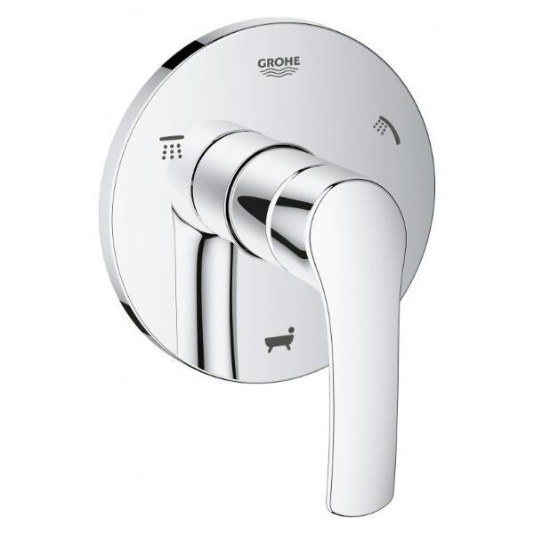 

Смеситель для ванны и душа GROHE Eurosmart New, на 3 потребителя