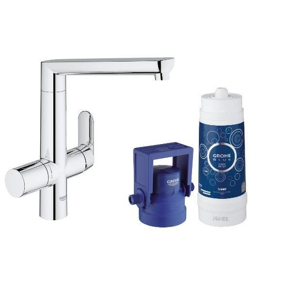 

Смеситель для кухни Grohe Blue K7 Pure хром