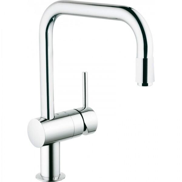 

Смеситель для кухни Grohe Minta с выдвижным U-изливом, хром