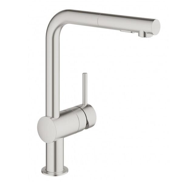 

Смеситель для кухни Grohe Minta сталь