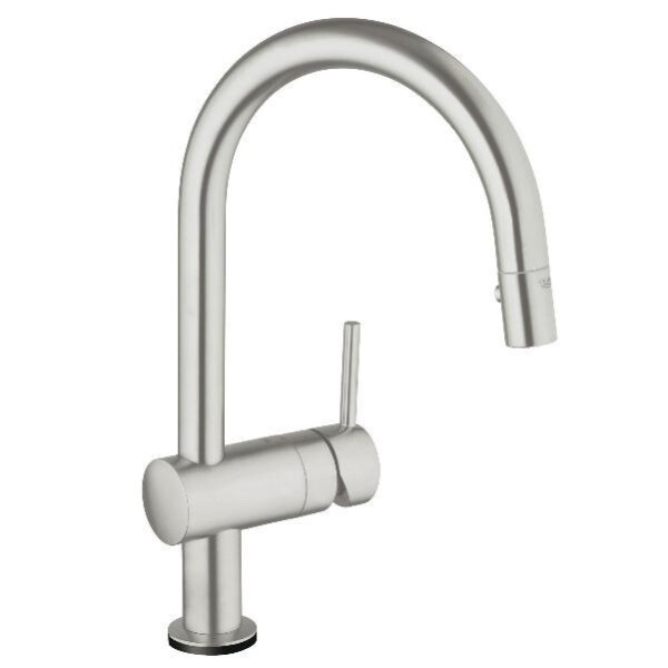 

Смеситель сенсорный для кухни Grohe Minta Touch суперсталь