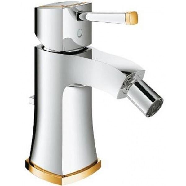 

Смеситель для биде Grohe Grandera с донным клапаном, хром-золото