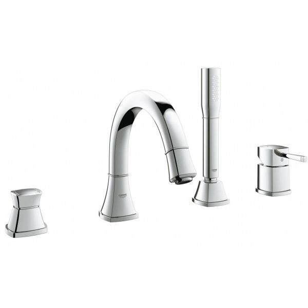 

Смеситель на 4 отверстия для ванны Grohe Grandera хром
