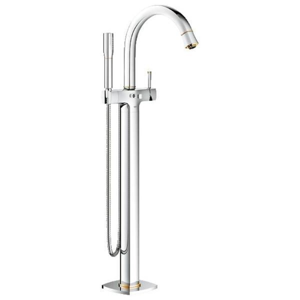 

Смеситель напольный для ванны Grohe Grandera хром-золото