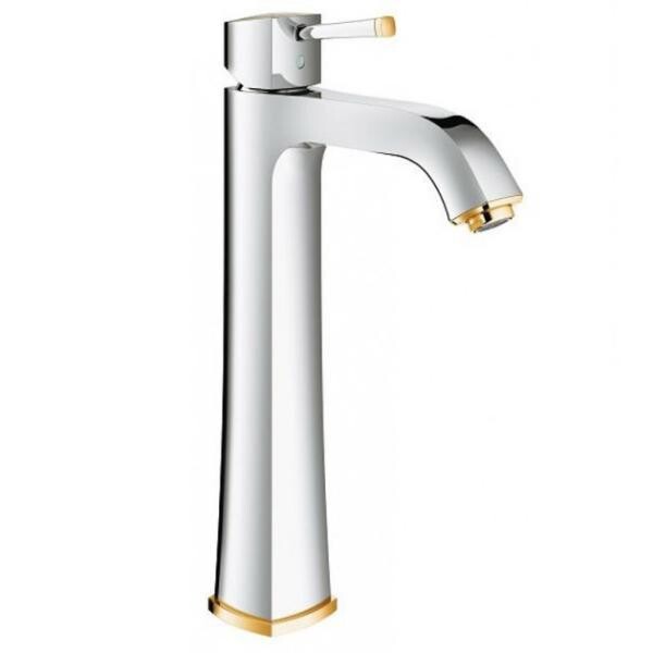 

Смеситель для раковины Grohe Grandera высокий, хром-золото