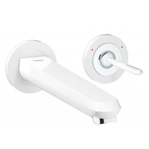 

Смеситель настенный для раковины Grohe Eurodisc Joy L-Size, белая луна