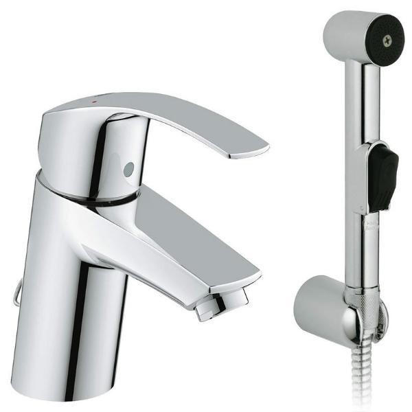 

Смеситель для раковины Grohe Eurosmart S-Size с гигиеническим душем