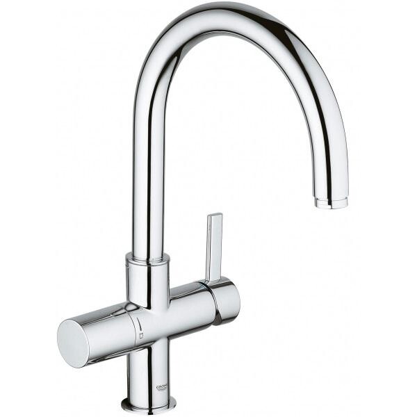 

Смеситель для кухни Grohe Blue с высоким изливом