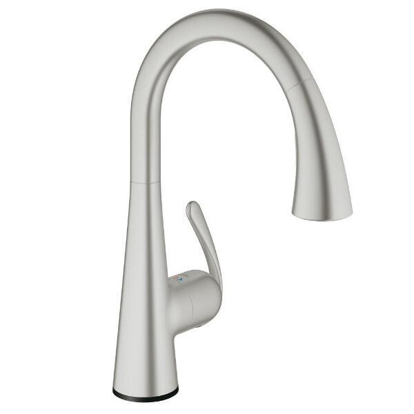 

Смеситель сенсорный для кухни Grohe Zedra Touch, суперсталь