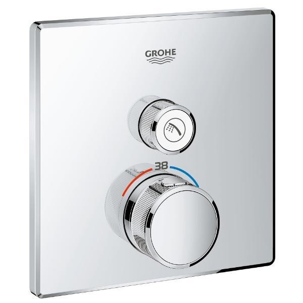 

Смеситель-термостат для душа Grohe Grohtherm SmartControl, 1 потребитель