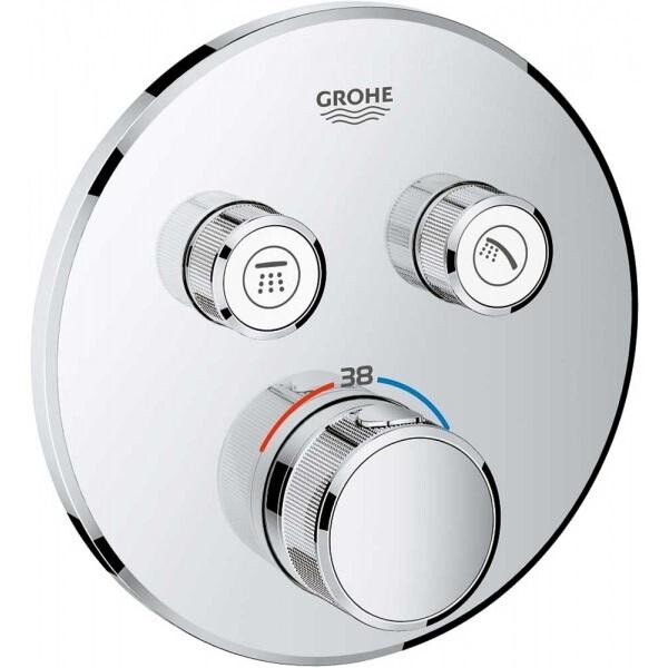 

Смеситель-термостат для душа Grohe SmartControl, 2 потребителя