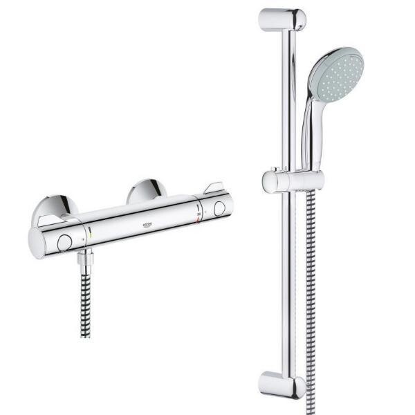 

Смеситель-термостат для душа Grohe Grohtherm 800, с душевым гарнитуром