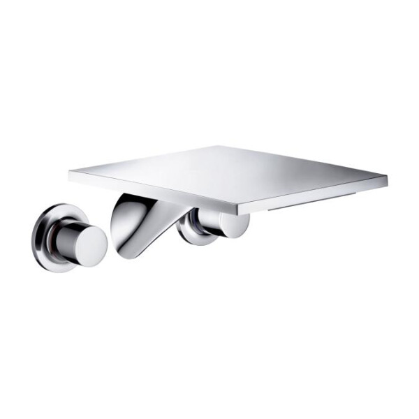 

Смеситель для раковины HANSGROHE Axor Massaud двухвентильный, на 3 отверстия, настенный
