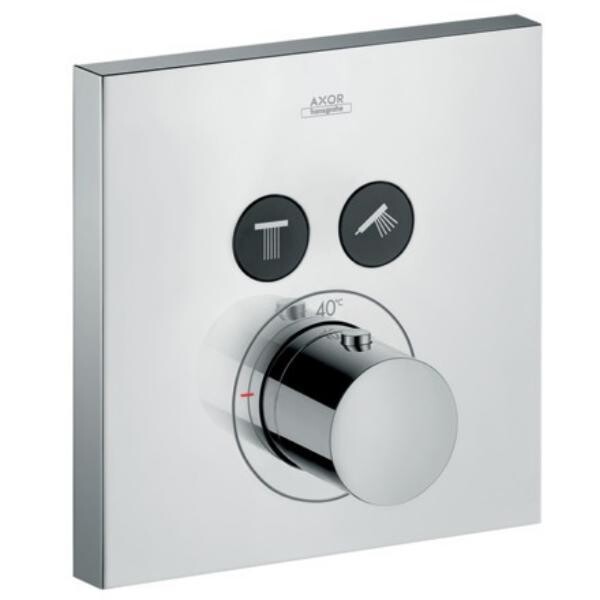 

Смеситель-термостат для душа Axor ShowerSelect, 2 потребителя