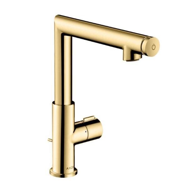 

Смеситель для раковины Axor Uno Select 220 золото