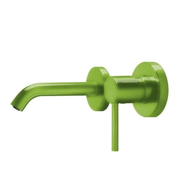 

Смеситель настенный для умывальника Tres Study Exclusive зеленый, на 2 отверстия