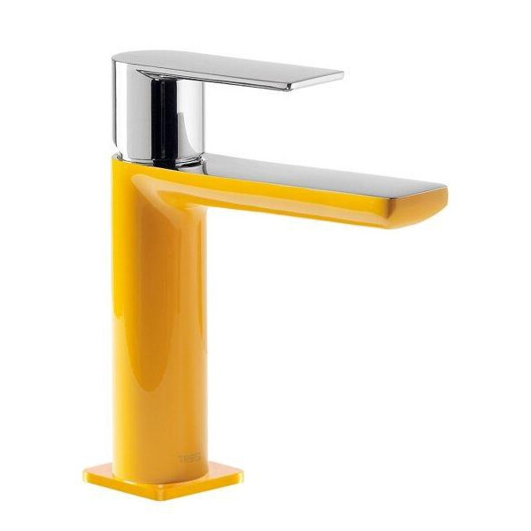 

Смеситель для умывальника Tres Loft Colors 170 желтый-хром