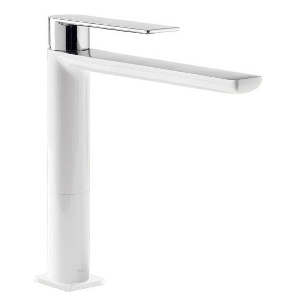 

Смеситель для умывальника Tres Loft Colors 240 белый-хром