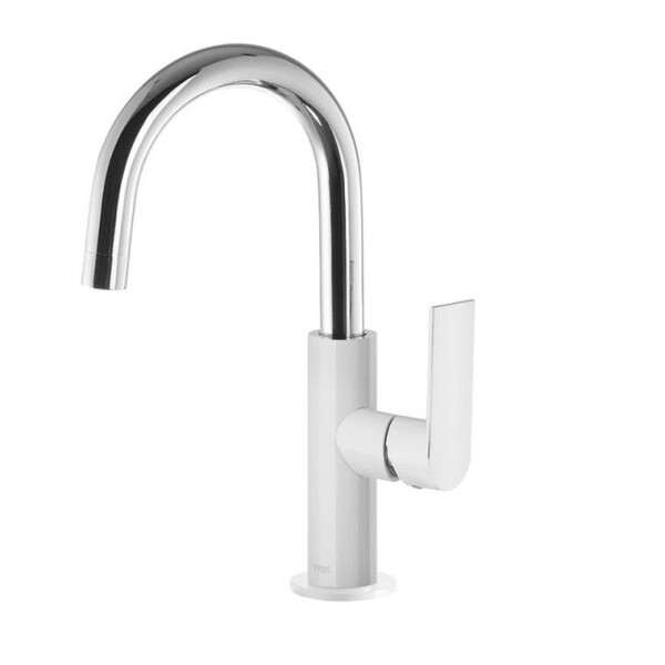 

Смеситель для умывальника Tres Loft Colors 275 белый-хром