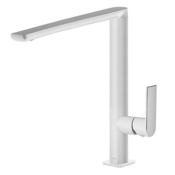 

Смеситель для умывальника Tres Loft Colors 300 белый-хром