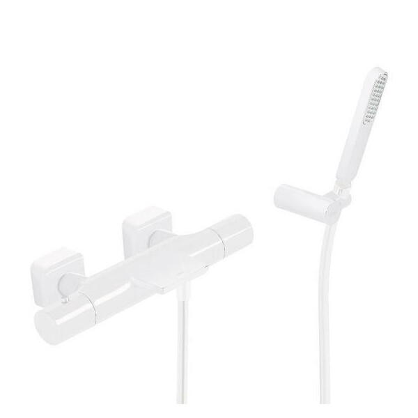 

Смеситель-термостат для ванны Tres Loft Colors белый матовй