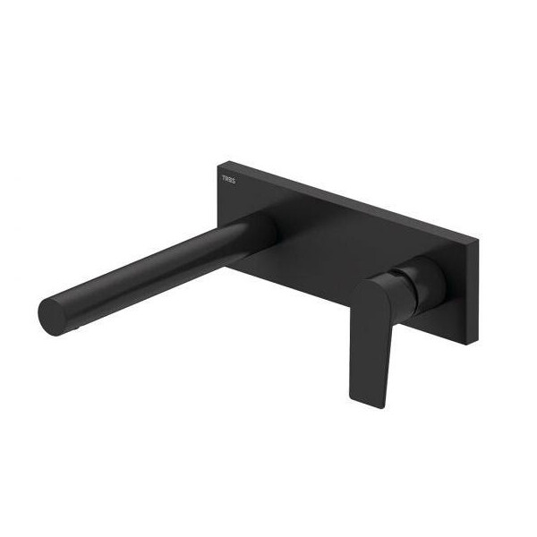 

Смеситель для умывальника Tres Project-Tres черный матовый, излив 213 мм