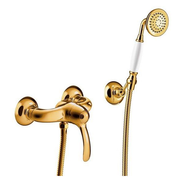 

Смеситель для душа Tres Monoclasic золото