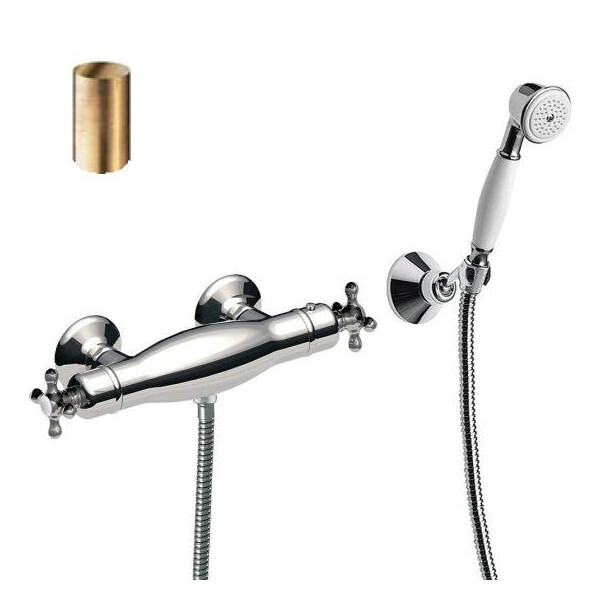 

Смеситель-термостат для душа Tres Clasic латунь