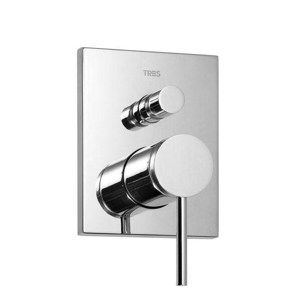 

Смеситель для ванны и душа Tres Mono-Term 110х151 мм