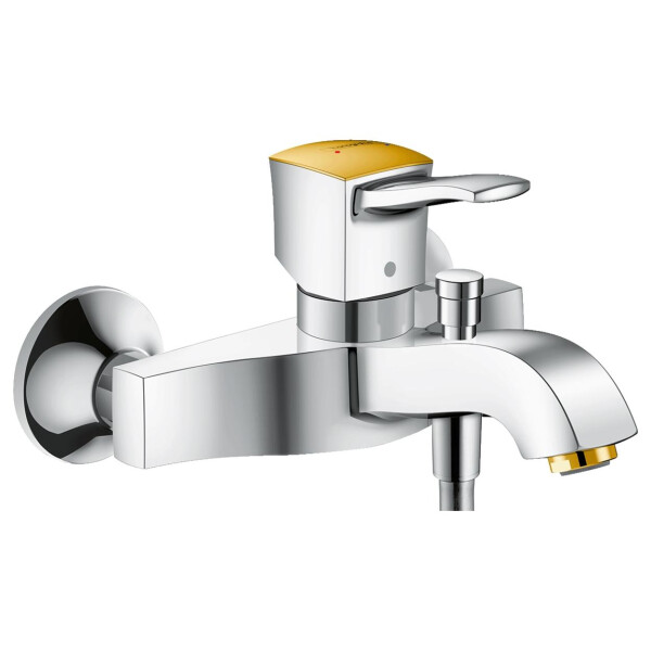 

Смеситель для ванны HANSGROHE Metropol Classic однорычажный, хром/золото
