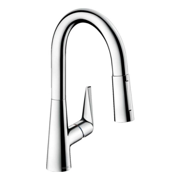 

Смеситель для кухни HANSGROHE Talis S 160, однорычажный, с выдвижным душем, хром