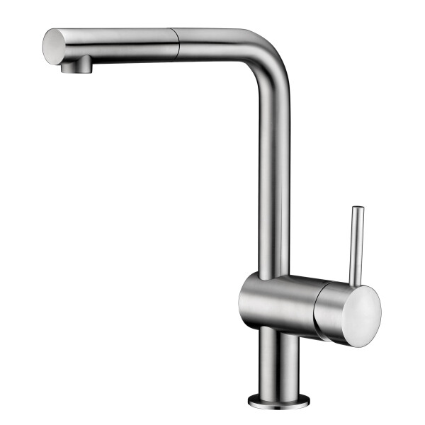 

Смеситель для кухни IMPRESE LOTTA выдвижная лейка, сталь, 40 мм