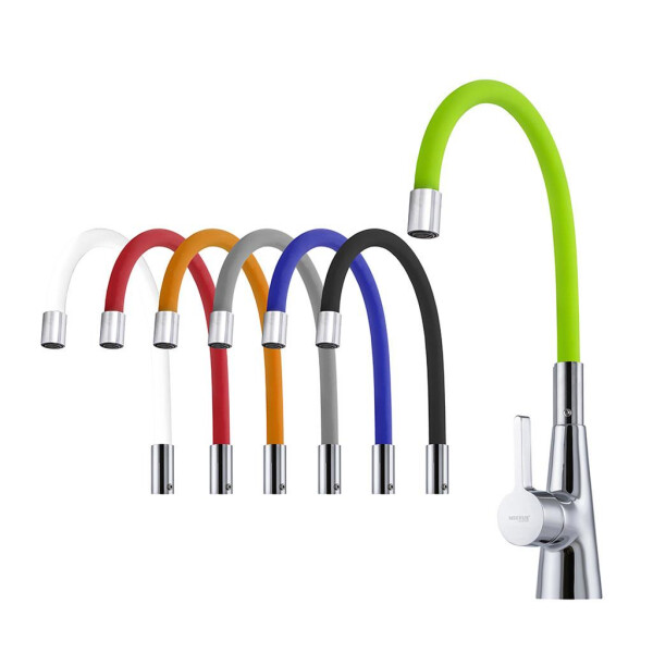 

Смеситель для кухни с гибким изливом MIXXUS RAINBOW 026 MI0555