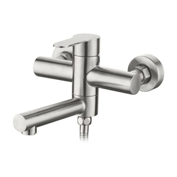 

Смеситель для ванны с коротким изливом ZERIX LR73103 из нержавеющей cтали SUS304 LL1196