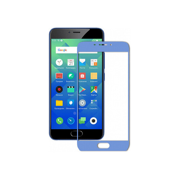 

Защитное стекло Mocolo 2.5D Full Cover Tempered Glass Meizu M5 Blue'